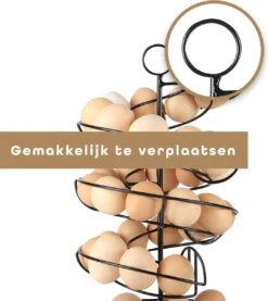 Eiermand – Eierrek – Eierhouder – Eieren – Zwart - Pasen - Tot 40 Eieren - BAULK® -Keukenproducten Winkel 1071x1200 1