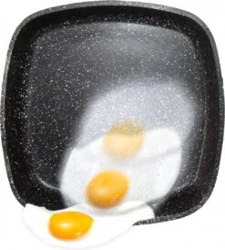 Herenthal Dubbele Grillpan - Ø 28 Cm - Koekenpan - Keramische Pan - Marmeren Coating Met Antiaanbaklaag - PFAS & PFOA Vrij - Pan - Grill - Vermindert Geur, Rook En Oliespatten - Zilver -Keukenproducten Winkel 1082x1200 1