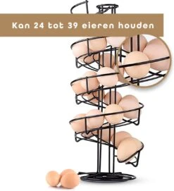 Eiermand – Eierrek – Eierhouder – Eieren – 360° - Zwart - Pasen - 39 Eieren - BAULK® 19 Eiermand – Eierrek – Eierhouder – Eieren – 360° - Zwart - Pasen - 39 Eieren - BAULK® -Keukenproducten Winkel 1094x1200