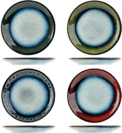 Cosy&Trendy Jamiro Gebaksbordjes - Ø14,5cm - 4 Stuks - Multi-colour