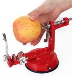 3-In-1 Appelmachine Rood - Appelboor, Appelschiller En Appelsnijder - Fruitsnijder - Groentesnijder - Klokhuis Verwijderaar - Fruitmachine - Keukenapparaat 12 3-In-1 Appelmachine Rood - Appelboor, Appelschiller En Appelsnijder - Fruitsnijder - Groentesnijder - Klokhuis Verwijderaar - Fruitmachine - Keukenapparaat -Keukenproducten Winkel 1134x1200 4