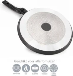Pannenkoekenpan Antiaanbak - Inductie Marmer - 28cm -Keukenproducten Winkel 1155x1200
