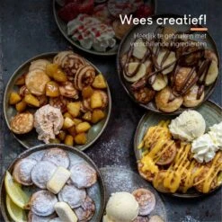 Ocina Poffertjespan Accessoires Set - Doseerfles - Poffertjes Spuitfles - 6x Poffertjes Vork - Kwast - Siliconen Kwast - Bakkwast - Gratis Poffertjes E-Book -Keukenproducten Winkel 1198x1200 5