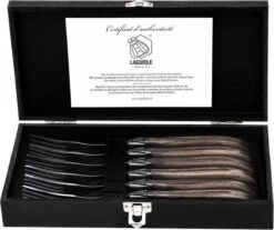 Laguiole Style De Vie Vorken Luxury Line - 6-delig - Olijfhout -Keukenproducten Winkel 1200x1007 3