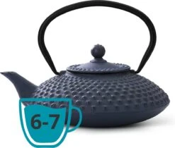 Bredemeijer - Theepot Xilin 1,25L Gietijzer Blauw -Keukenproducten Winkel 1200x1021 4