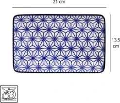 Tokyo Design Studio Nippon Blue Sushiserviesset - Porselein - 6 Delig - 2 Persoons -Keukenproducten Winkel 1200x1030 7