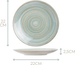 Cosy&Trendy Serviesset 24-delig Turbolino Blauw -Keukenproducten Winkel 1200x1034 3