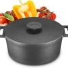 MOA Gietijzeren Braadpan - Inhoud 7,1 Liter - 29CM - Rond - Alle Warmtebronnen - Ook Voor Inductie - Gewicht 7,6 Kg - Zwart - MC29B -Keukenproducten Winkel 1200x1069 2