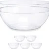 Set Van 6x Stuks Glazen Salade/dessert/sauzen Schaaltjes/kommetjes 10.5 X 4.5 Cm - Schalen/kommen Van Glas -Keukenproducten Winkel 1200x1074 5