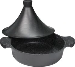 BIKO | Luxe Aluminium Tajine Inductie| Tagine | Geschikt Voor 4-8 Personen - Inductie - Zwart -Keukenproducten Winkel 1200x1075