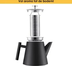 Silberthal - Theepot Met Filter - 1 L - RVS Dubbelwandig - Zwart - Cadeau 13 Silberthal - Theepot Met Filter - 1 L - RVS Dubbelwandig - Zwart - Cadeau -Keukenproducten Winkel 1200x1091 1