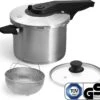 Springlane Roestvrijstalen Snelkookpan - Inductie - Pressure Cooker - 6,0 L Met Stoommand -Keukenproducten Winkel 1200x1101 3