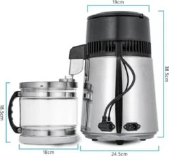 Destilleerketel - Destilleerapparaat - Water Destilleren - RVS Destilleerder - Compleet Pakket - Incl 3 Koolstoffilters En Gratis Schoonmaakmiddel - Zwart - Glazen Waterkan 15 Destilleerketel - Destilleerapparaat - Water Destilleren - RVS Destilleerder - Compleet Pakket - Incl 3 Koolstoffilters En Gratis Schoonmaakmiddel - Zwart - Glazen Waterkan -Keukenproducten Winkel 1200x1109 1