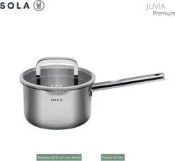 Sola Pannenset Juvia - 4 Delig - Ø 16,16,18,20 Cm - Zilver - RVS - Sandwichbodem 33 Sola Pannenset Juvia - 4 Delig - Ø 16,16,18,20 Cm - Zilver - RVS - Sandwichbodem -Keukenproducten Winkel 1200x1110 1