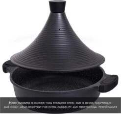 Aluminium Tajine Agadir- Matt Black Geschikt Ook Voor Inductie -Keukenproducten Winkel 1200x1131 2
