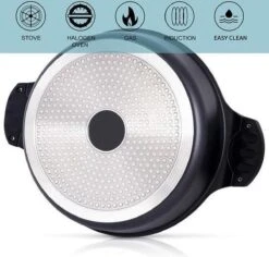 Tajine Agadir Inductie Arabisch Design Non-stick Shining Black 7 Tajine Agadir Inductie Arabisch Design Non-stick Shining Black -Keukenproducten Winkel 1200x1145