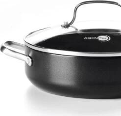 GreenPan Copenhagen Stoofpan Met Deksel En Extra Handvat 28cm/4.3L -Keukenproducten Winkel 1200x1147