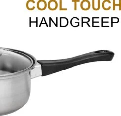 KitchenPrince 12-Delige Pannenset RVS - Pottenset - Kookpannen - Koekenpan - Steelpan - Bakpan - PFAS-Vrij - Pannenset - Pannenset Inductie - Antiaanbaklaag - Koekenpannenset -Keukenproducten Winkel 1200x1153