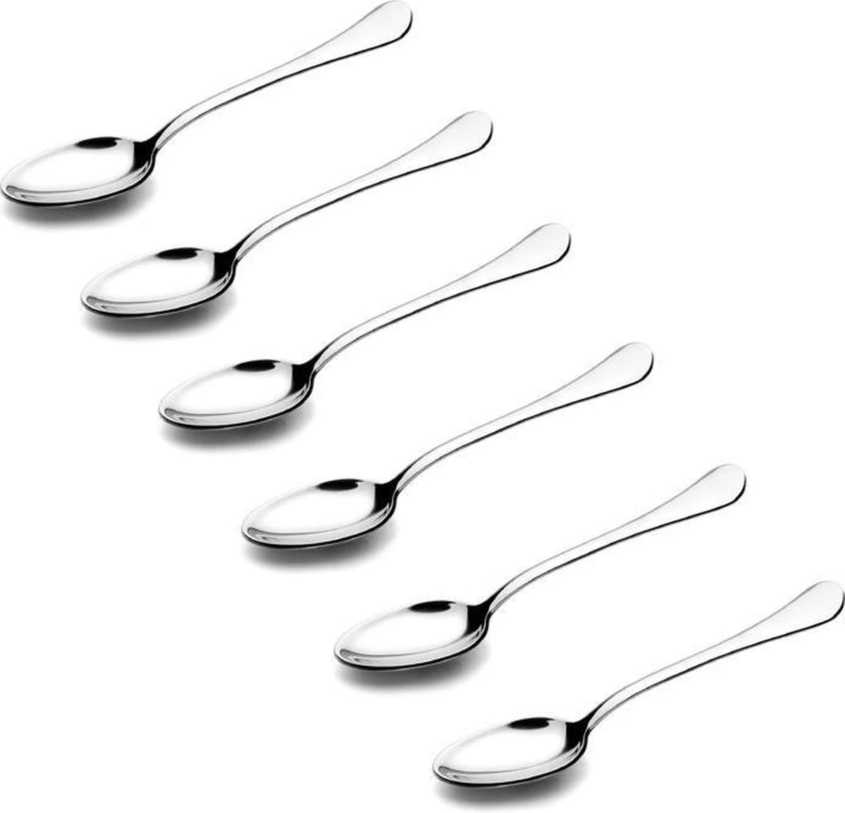 Motta Espresso Lepel RVS - 6 Stuks 3 Motta Espresso Lepel RVS - 6 Stuks