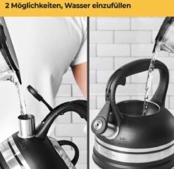 SILBERTHAL - Waterkoker - Alle Soorten Fornuizen, Ook Inductie - RVS - 1,6 Liter - Zwart -Keukenproducten Winkel 1200x1161