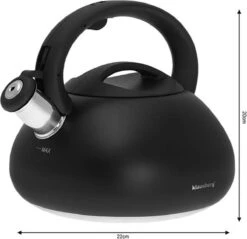 Fluitketel Waterkoker Mat Zwart 2.7 L ‘’Black Amethyst‘’ RVS – Inductie - Vatwasser 13 Fluitketel Waterkoker Mat Zwart 2.7 L ‘’Black Amethyst‘’ RVS – Inductie - Vatwasser -Keukenproducten Winkel 1200x1161 3