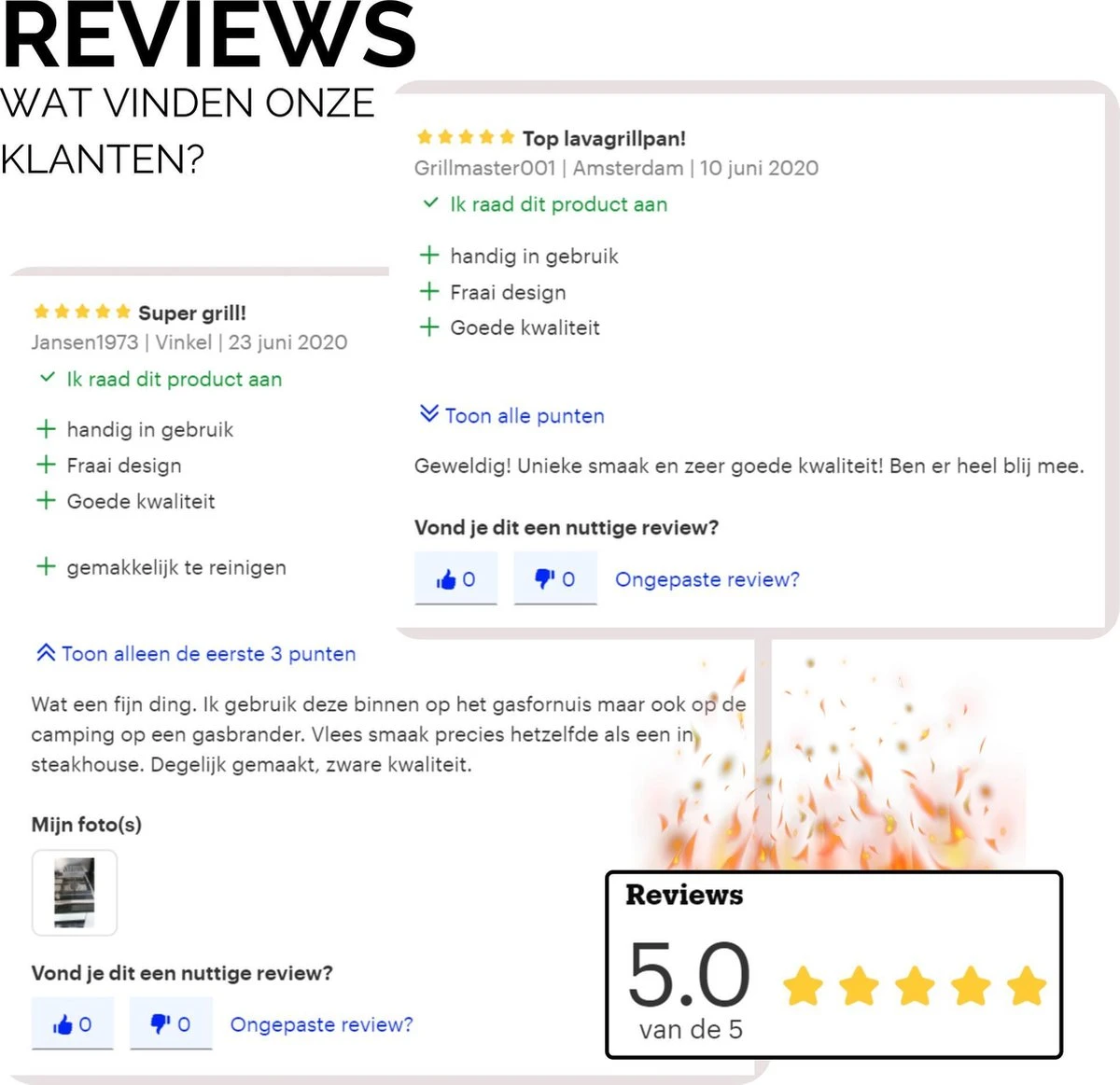 IRONCHEF Lavastenen Grill - Geschikt Voor Gasfornuis - Barbecue - BBQ - Grillplaat - Grilplaat - Bakplaat - Grillpan 6 IRONCHEF Lavastenen Grill - Geschikt Voor Gasfornuis - Barbecue - BBQ - Grillplaat - Grilplaat - Bakplaat - Grillpan - Afbeelding 4