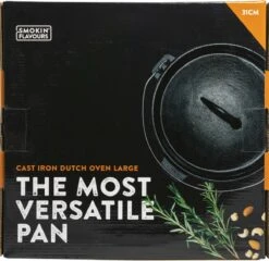 Merkloos Dutch Oven Medium Smokin' Flavours -Keukenproducten Winkel 1200x1166 2