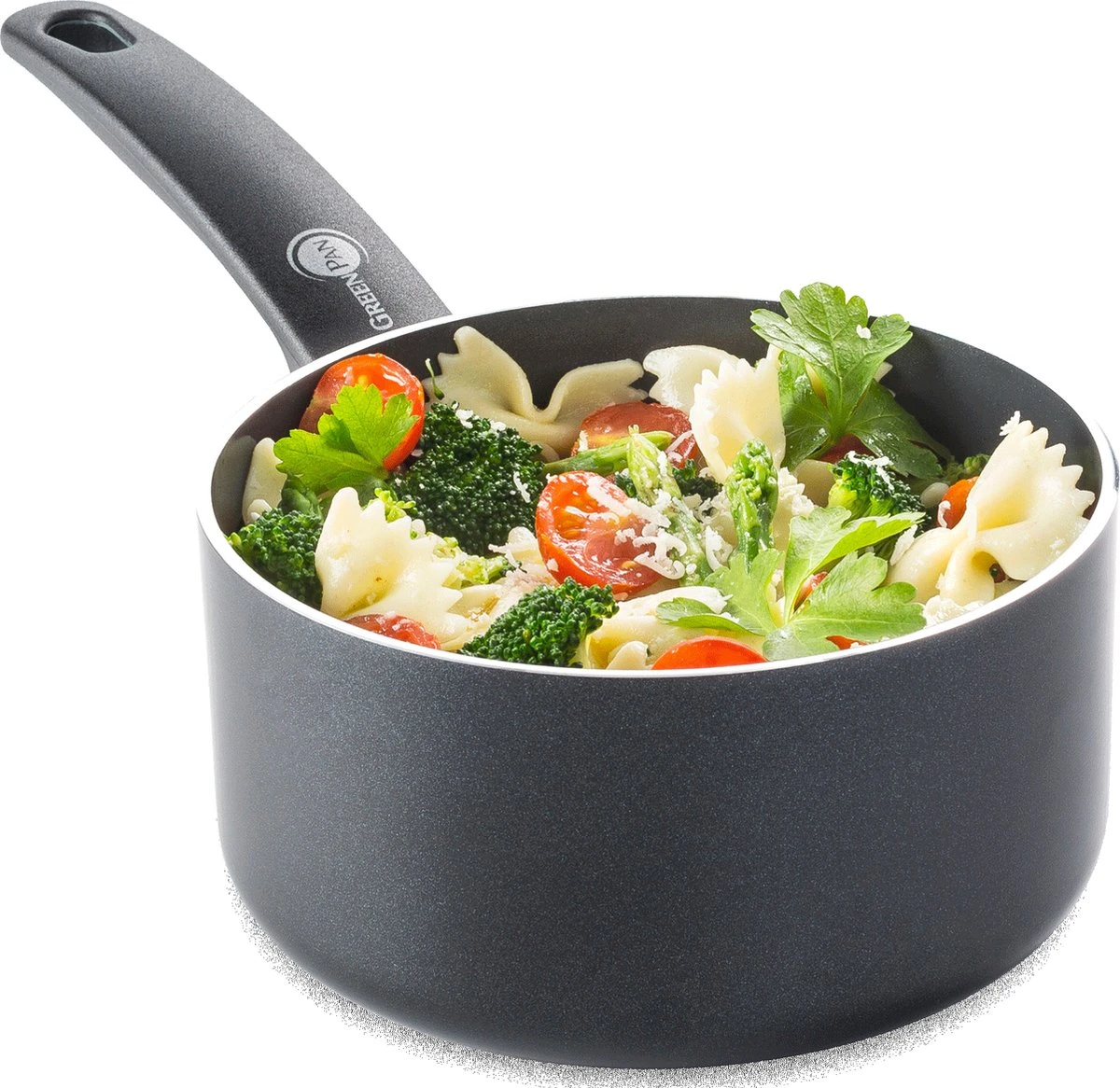 GreenPan Cambridge Steelpan 16cm - Zwart - Inductie - PFAS-vrij 13 GreenPan Cambridge Steelpan 16cm - Zwart - Inductie - PFAS-vrij - Afbeelding 11