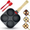 W&Z® Pannenkoekenpan Inductie - Pancake Pan - Omeletpan - Omeletmaker -Eierpan- Anti Aanbak - 4 Vakjes -Keukenproducten Winkel 1200x1183