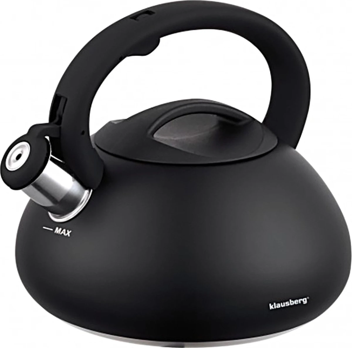 Fluitketel Waterkoker Mat Zwart 2.7 L ‘’Black Amethyst‘’ RVS – Inductie - Vatwasser 6 Fluitketel Waterkoker Mat Zwart 2.7 L ‘’Black Amethyst‘’ RVS – Inductie - Vatwasser - Afbeelding 4