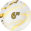 50 Marble Design Herbruikbare Feest Borden 6" - Goud En Wit Premium Borden - Verjaardag, Feesten, Bbq Enz - Wegwerp Ronde Borden 2 50 Marble Design Herbruikbare Feest Borden 6" - Goud En Wit Premium Borden - Verjaardag, Feesten, Bbq Enz - Wegwerp Ronde Borden -Keukenproducten Winkel 1200x1184 6
