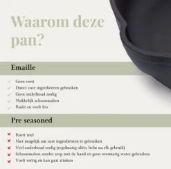 Belluci - Ø26cm - Koekenpan - Skillet + Deksel Geëmailleerde Gietijzeren Pan Voor BBQ En Inductie Incl. Accessoires - Hapjespan - Braadpan -Keukenproducten Winkel 1200x1187 1