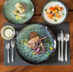 Serviesset 8 Personen - 24 Delig - Handgemaakt Keramiek - Vancasso Groen -Keukenproducten Winkel 1200x1187 7