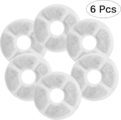 Drinkfontein Filters 6 Stuks - Navulling Kattenfontein - Water Filter - Drinkfilters - Filter Waterreservoir - Waterfilter Drinkfontein -Keukenproducten Winkel 1200x1188 2