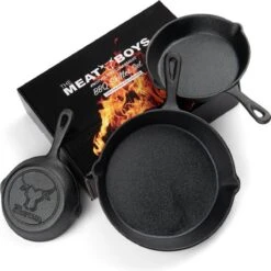 Gietijzeren Pannenset - Cast Iron Skillets - BBQ Skilletset 9 Gietijzeren Pannenset - Cast Iron Skillets - BBQ Skilletset -Keukenproducten Winkel 1200x1198 1