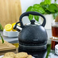 Fluitketel Inductie Gas Waterkoker 2.0 L ‘’Cosenza’’ Mat Zwart RVS -Keukenproducten Winkel 1200x1198 16