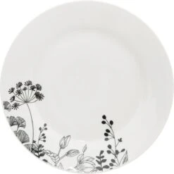 4goodz Wild Flower Porseleinen Servies Set 6-persoons 18-delig - Wit/Zwart 10 4goodz Wild Flower Porseleinen Servies Set 6-persoons 18-delig - Wit/Zwart -Keukenproducten Winkel 1200x1198 34