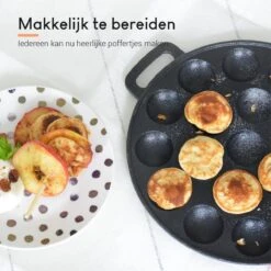 Ocina Poffertjespan Accessoires Set - Doseerfles - Poffertjes Spuitfles - 6x Poffertjes Vork - Kwast - Siliconen Kwast - Bakkwast - Gratis Poffertjes E-Book -Keukenproducten Winkel 1200x1198 5