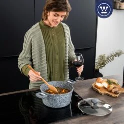 Westinghouse Kookpan/Braadpan Inductie - Ø 28 Cm - Grijs Graniet - Met Deksel - PFOA Vrij 12 Westinghouse Kookpan/Braadpan Inductie - Ø 28 Cm - Grijs Graniet - Met Deksel - PFOA Vrij -Keukenproducten Winkel 1200x1200 105