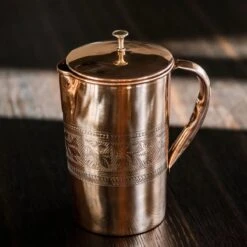 Puur Koperen Kan Bloempatroon - 1,5 Liter -Keukenproducten Winkel 1200x1200 1155