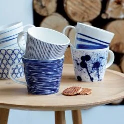 Royal Doulton Pacific - 6x Mok / Beker - Porselein - Wit / Blauw - 450 Ml - Set Van 6 Mokken 16 Royal Doulton Pacific - 6x Mok / Beker - Porselein - Wit / Blauw - 450 Ml - Set Van 6 Mokken -Keukenproducten Winkel 1200x1200 1187