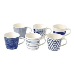 Royal Doulton Pacific - 6x Mok / Beker - Porselein - Wit / Blauw - 450 Ml - Set Van 6 Mokken 17 Royal Doulton Pacific - 6x Mok / Beker - Porselein - Wit / Blauw - 450 Ml - Set Van 6 Mokken -Keukenproducten Winkel 1200x1200 1188
