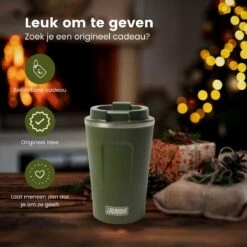 LaCardia Koffiebeker To Go Premium Groen – Thermosbeker – Theebeker – 380ML – Herbruikbaar -Keukenproducten Winkel 1200x1200 1224