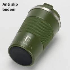 Castagnola Design RVS Koffiebeker To Go - Groen - 380ml - Thermosbeker - Theebeker -Keukenproducten Winkel 1200x1200 1234