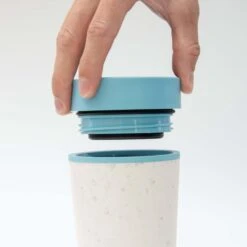 Circular&Co. Herbruikbare To Go Koffiebeker (rCUP) Zwart/geel 8oz/227ml -Keukenproducten Winkel 1200x1200 1242