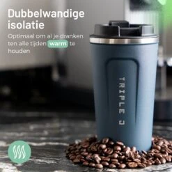 Triple J® Koffiebeker To Go - Thermosbeker - BPA & Lekvrij - 510ml - Blauw 13 Triple J® Koffiebeker To Go - Thermosbeker - BPA & Lekvrij - 510ml - Blauw -Keukenproducten Winkel 1200x1200 1259