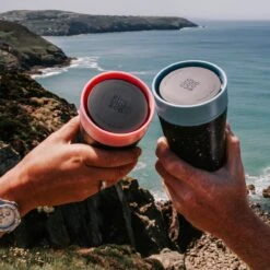 Circular & Co - Travel Mug - Koffiebeker To Go - Coffee To Go Beker - 340 Ml - Crème - Zwart - 12oz - Duurzaam -Keukenproducten Winkel 1200x1200 1277