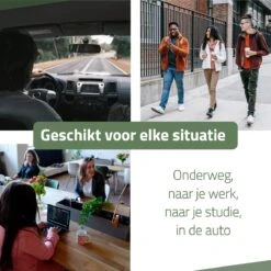 GOAT Outdoor RVS Koffiebeker To Go - Thermosbeker - Theebeker - Reisbeker - Lekvrij - 380ml - Groen -Keukenproducten Winkel 1200x1200 1285