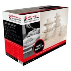 Maxwell And Williams White Basic Rim Koffie- En Dinerset - 30-delig - Wit 12 Maxwell And Williams White Basic Rim Koffie- En Dinerset - 30-delig - Wit -Keukenproducten Winkel 1200x1200 1299