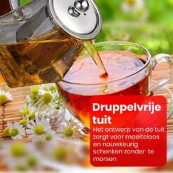 Procidi® Glazen Theepot Met Filter - Theekan Met Infuser - Dubbelwandig Borosilicaat Glas - Thee Thermoskan - Koffiekan 950 ML - Teapot 15 Procidi® Glazen Theepot Met Filter - Theekan Met Infuser - Dubbelwandig Borosilicaat Glas - Thee Thermoskan - Koffiekan 950 ML - Teapot -Keukenproducten Winkel 1200x1200 1350